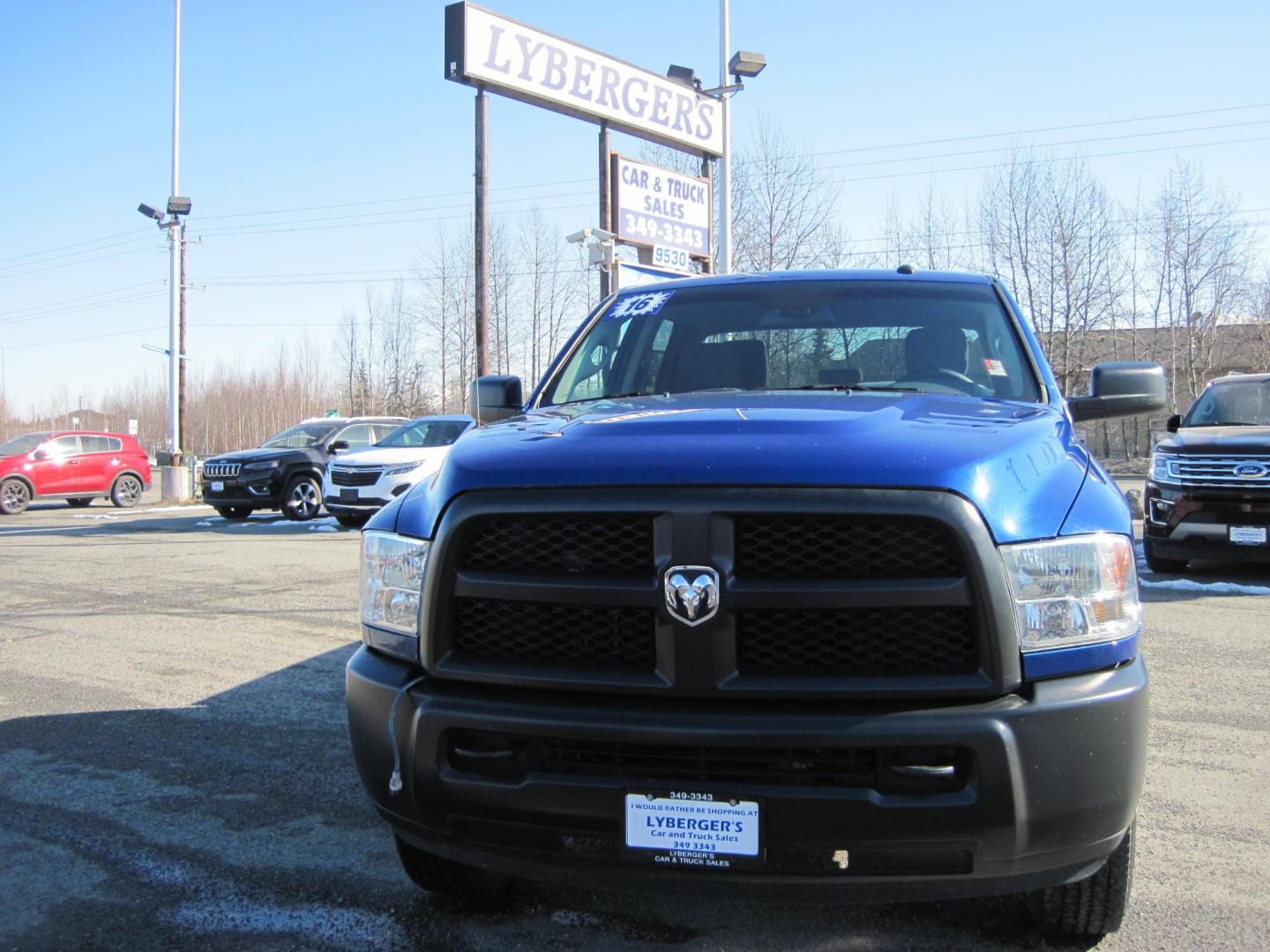 2016 blue /gray RAM 2500 trades man (3C6TR5HT6GG) with an 5.7L V8 OHV 16V engine, located at 9530 Old Seward Highway, Anchorage, AK, 99515, (907) 349-3343, 61.134140, -149.865570 - Low Miles on this Ram 2500 long bed, come take a test drive. - Photo#1